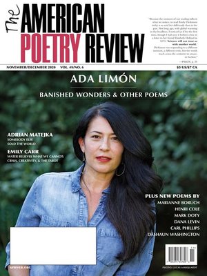 cover image of The American Poetry Review